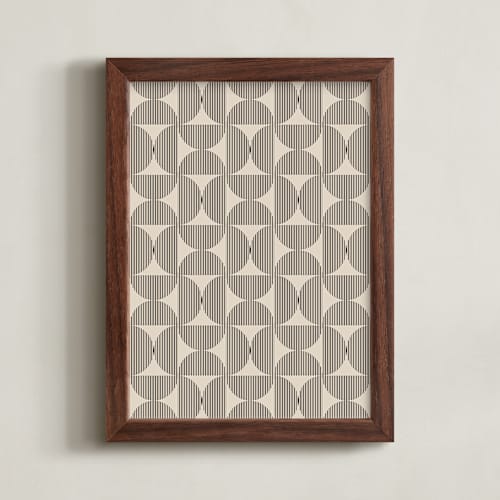 This is a graphite art with standard by Beth Vassalo called quiet geometry