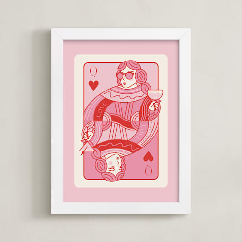 This is a bubblegum photos to art with standard by Jenna Holcomb called the queen: custom print