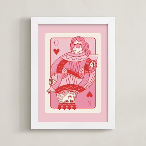 This is a bubblegum photos to art with standard by Jenna Holcomb called the king and queen: custom print