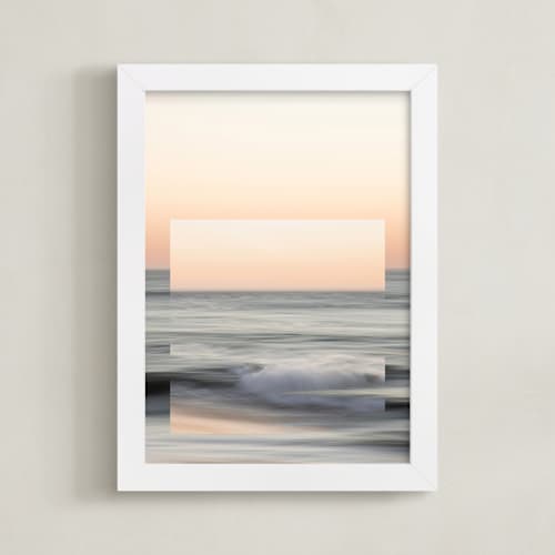 This is a sunset blush art with standard by Shannon Howard called sea meets sky 2