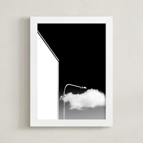 This is a black and white art with standard by Lisa Sundin called fyris 2