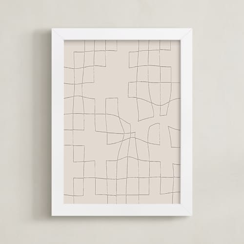 This is a chalk art with standard by Beth Vassalo called loose framework