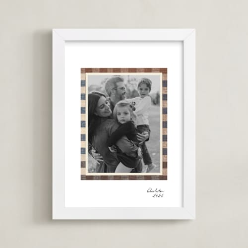 This is a sand photo art with standard by Creo Study called textile checks frame: portrait