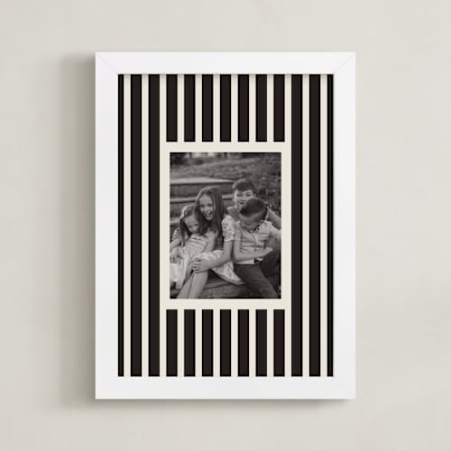 This is a charcoala photo art with standard by Kercia Jane called classically striped: portrait