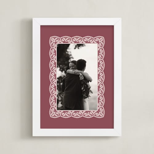 This is a dusty rose photo art with standard by Erica Krystek called chantilly: portrait