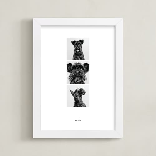 This is a cloud photo art with standard by JoAnn Jinks called framed photo: triptych