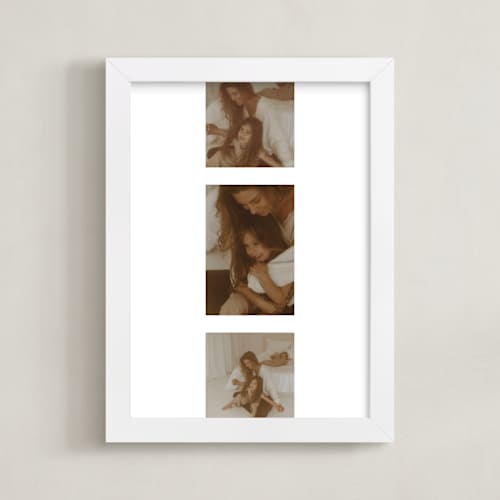 This is a cotton photo art with standard by Angela Thompson called framed photo: triple gallery