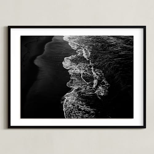 This is a black and white art with standard by LindseyErin called swell