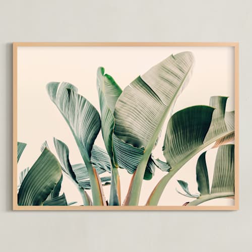 This is a leaf art with standard by ALICIA BOCK called bending to the sun