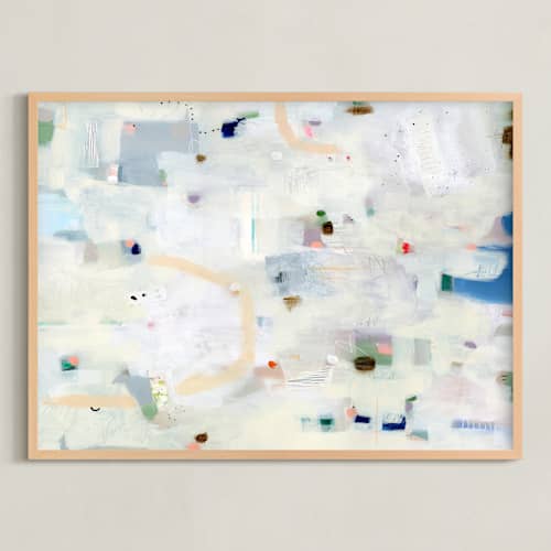 This is a denim art with standard by Lindsay Megahed called parcel