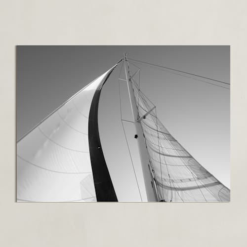 This is a metal art with standard by Crystal Lynn Collins called sail with me