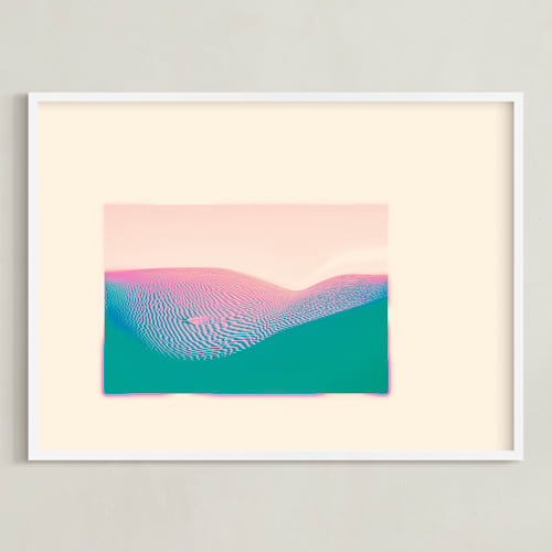 This is a neon art with standard by Kamala Nahas called neon horizon