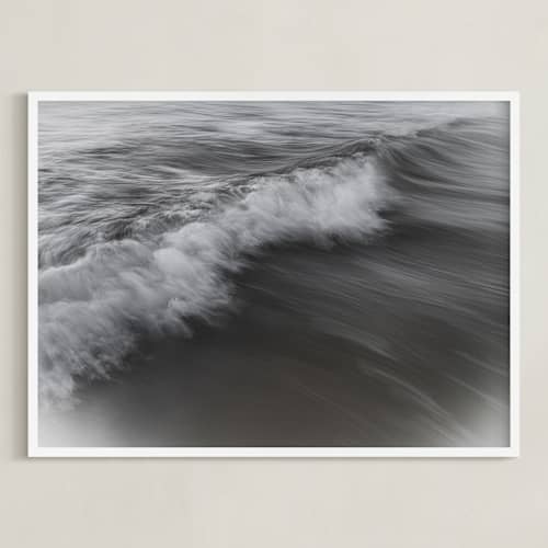 This is a stormy gray art with standard by Tal Paz-Fridman called the uniqueness of waves xlvi