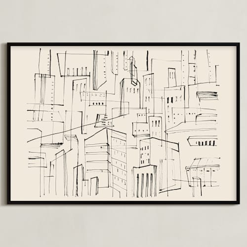 This is a sandpaper art with standard by Catilustre called city ragtimes