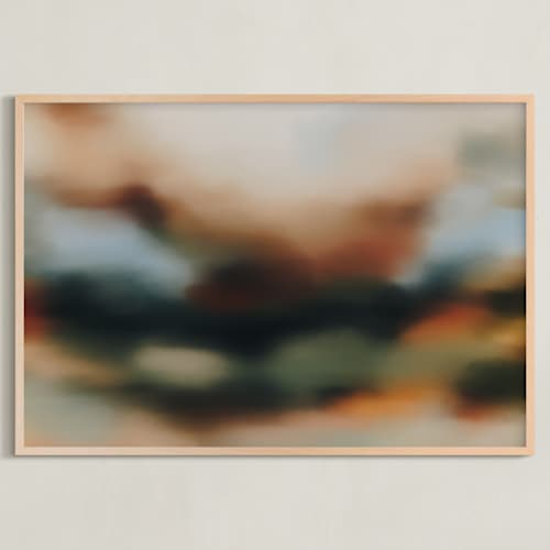 This is a deep teal art with standard by Parima Studio called passing by