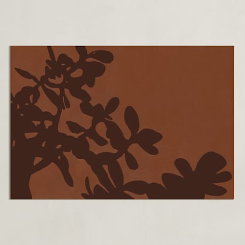 This is a terracotta art with standard by Kate Sowinski called warm stillness