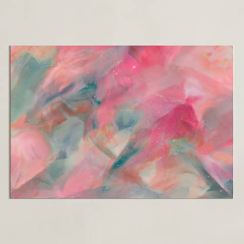 This is a cotton candy art with standard by Brooke Drake called pretty please