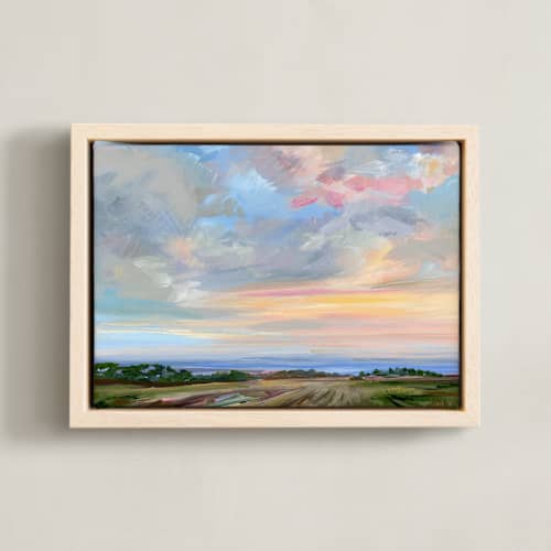 This is a sunset art with standard by Nicole Walsh called sunlit