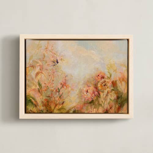 This is a apricot lightfall art with standard by Melissa Fink called morning song