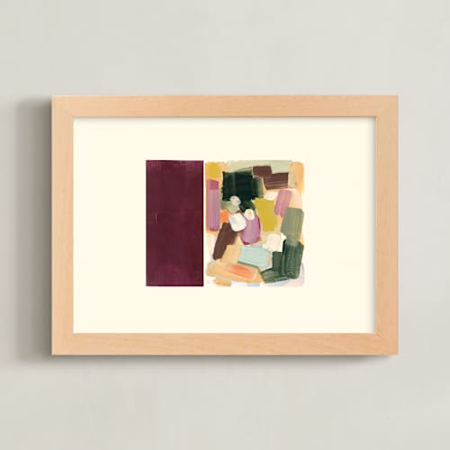 This is a vintage cranberry art with standard by AlisonJerry called vintage tulips 1