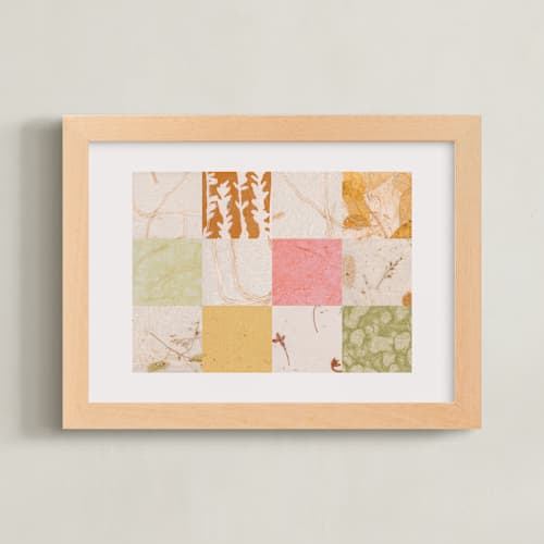 This is a bouquet art with standard by Kamala Nahas called patchwork