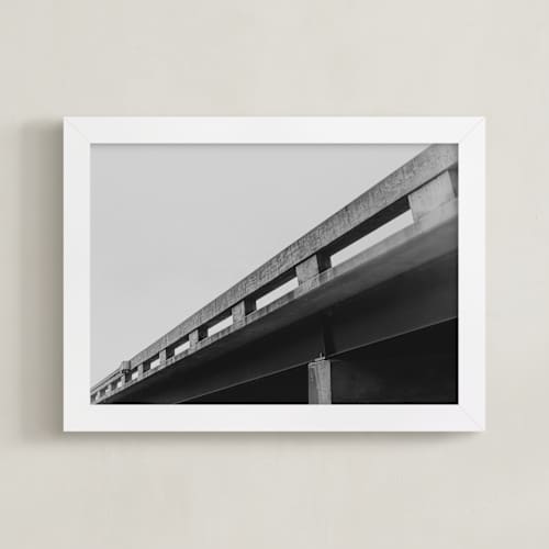 This is a concrete art with standard by Brianne Larsen called bridge lines