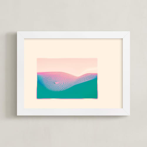 This is a neon art with standard by Kamala Nahas called neon horizon