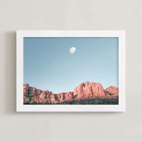 This is a sedona red art with standard by Tania Medeiros called arizona sky