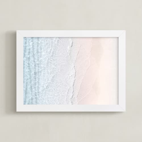 This is a ocean blue art with standard by Tania Medeiros called gradient state of mind