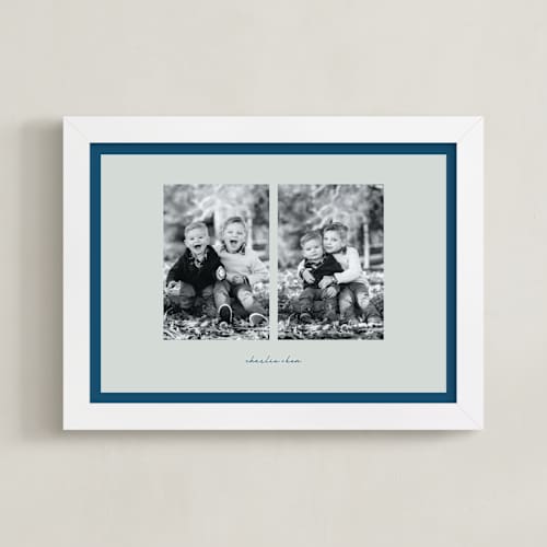 This is a winter berry photo art with standard by Blustery August called framed photo: stacked two photo