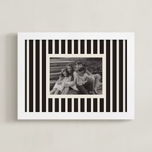 This is a charcoal photo art with standard by Kercia Jane called classically striped: landscape