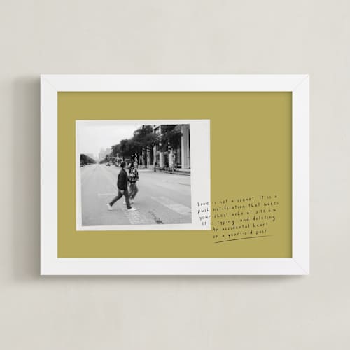This is a vintage gold photo art with standard by Maja Cunningham called framed photo: modern love