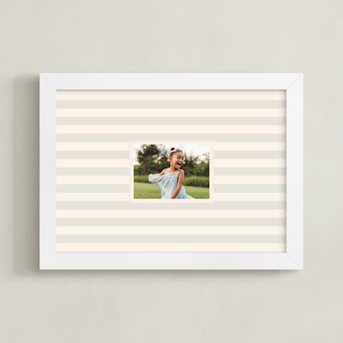 This is a sea photo art with standard by Olivia Kanaley Inman called framed photo: coastal stripe