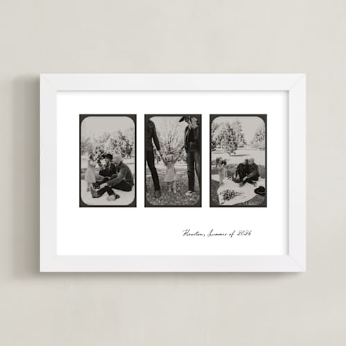 This is a noir photo art with standard by Creo Study called framed photo: minimalist vintage