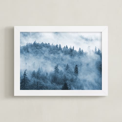 This is a indigo art with standard by lulu and isabelle called misty forest