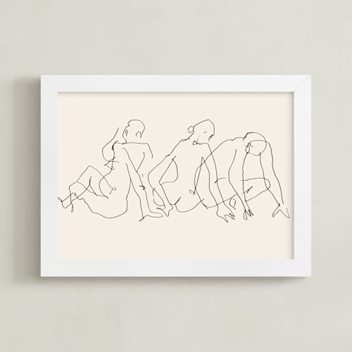This is a monochrome art with standard by Catilustre called awaking