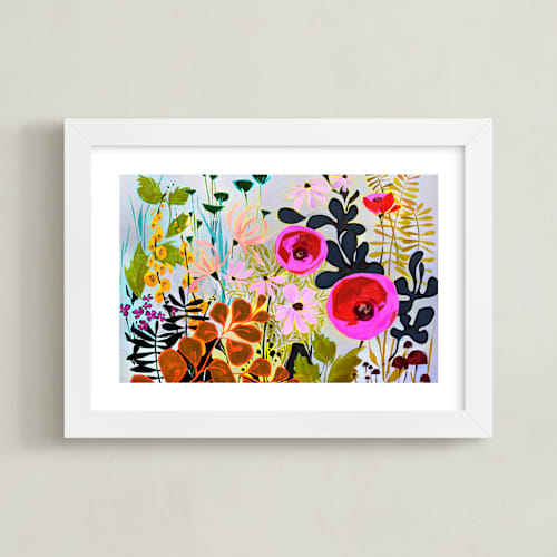 This is a multi kids wall art with standard by Jess Franks called how does your garden grow?