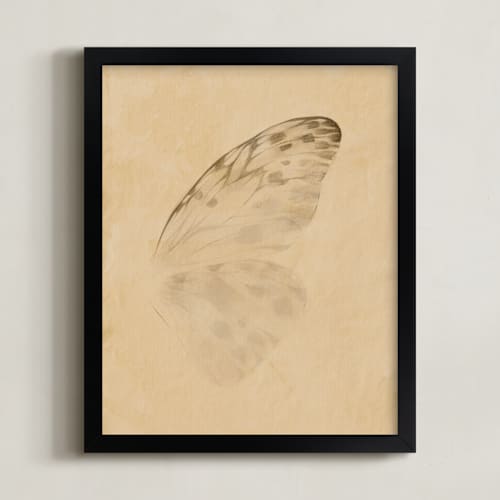 This is a vintage ivory art with standard by jinseikou called vintage mariposa ii