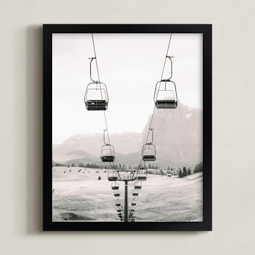 This is a steel art with standard by Ellen Schlegelmilch called lift
