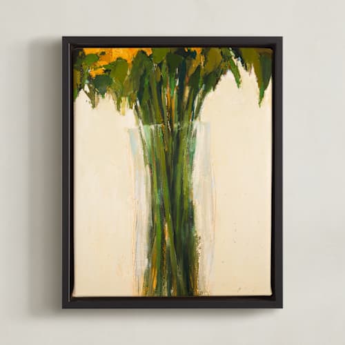 This is a saffron art with standard by Wendy Keller called glass vases 1
