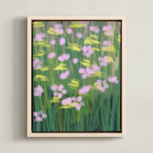 This is a meadow art with standard by Huefete called dancing flowers 1