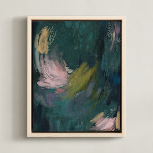 This is a midnight green art with standard by Yaling Hou Suzuki called dreamscape 1