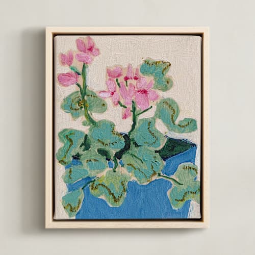 This is a pink soda art with standard by Lottie Aldarwish called garden study
