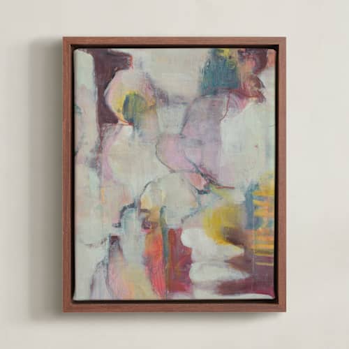 This is a warm whites and shades art with standard by Lenay Hughes called moment 1