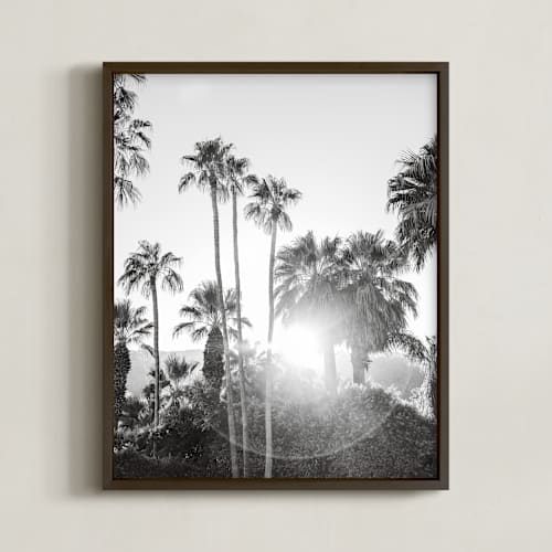 This is a flare art with standard by Jamie Lollback called sunflare palms