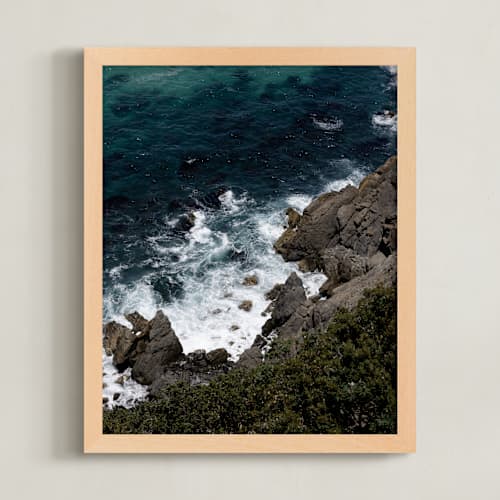 This is a ocean art with standard by Blustery August called at the ocean's edge