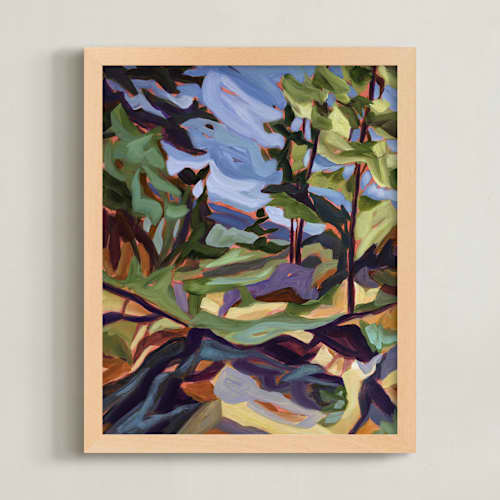This is a olive art with standard by Theresa Edwards called from the path