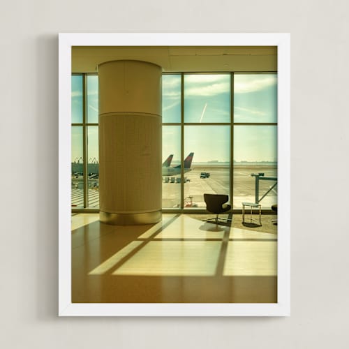 This is a golden hour art with standard by Michael Mishali called take flight
