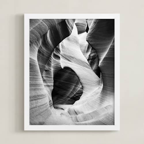 This is a ink art with standard by Kamala Nahas called canyon 1