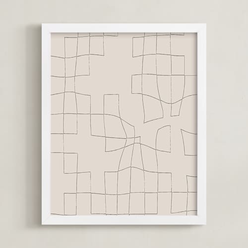 This is a chalk art with standard by Beth Vassalo called loose framework
